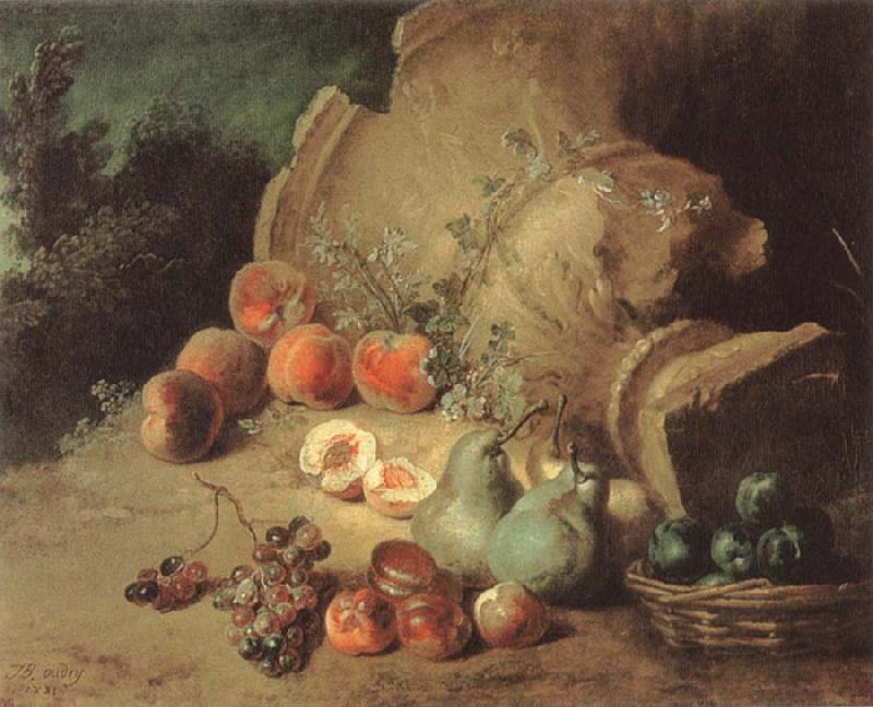 Jean Baptiste Oudry Still Life with Fruit France oil painting art